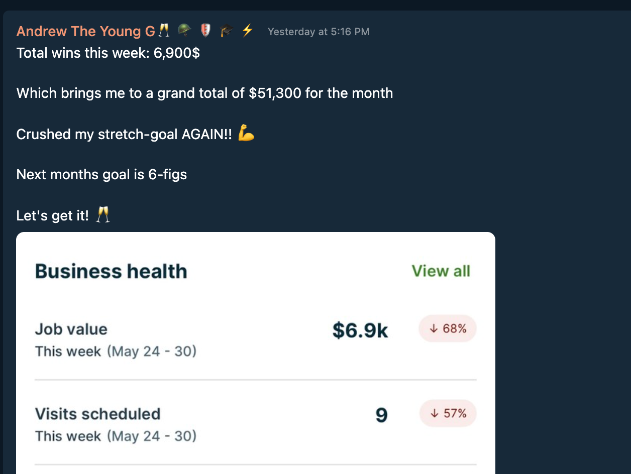 Testimonial Snapshot