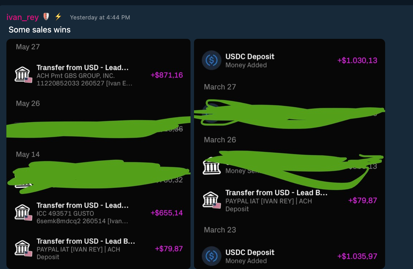 Testimonial Snapshot