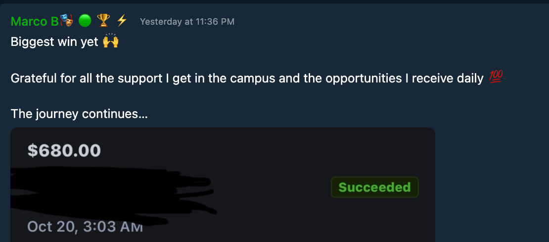Testimonial Snapshot