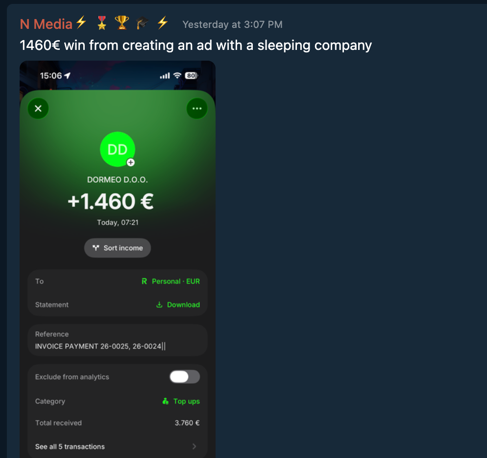 Testimonial Snapshot