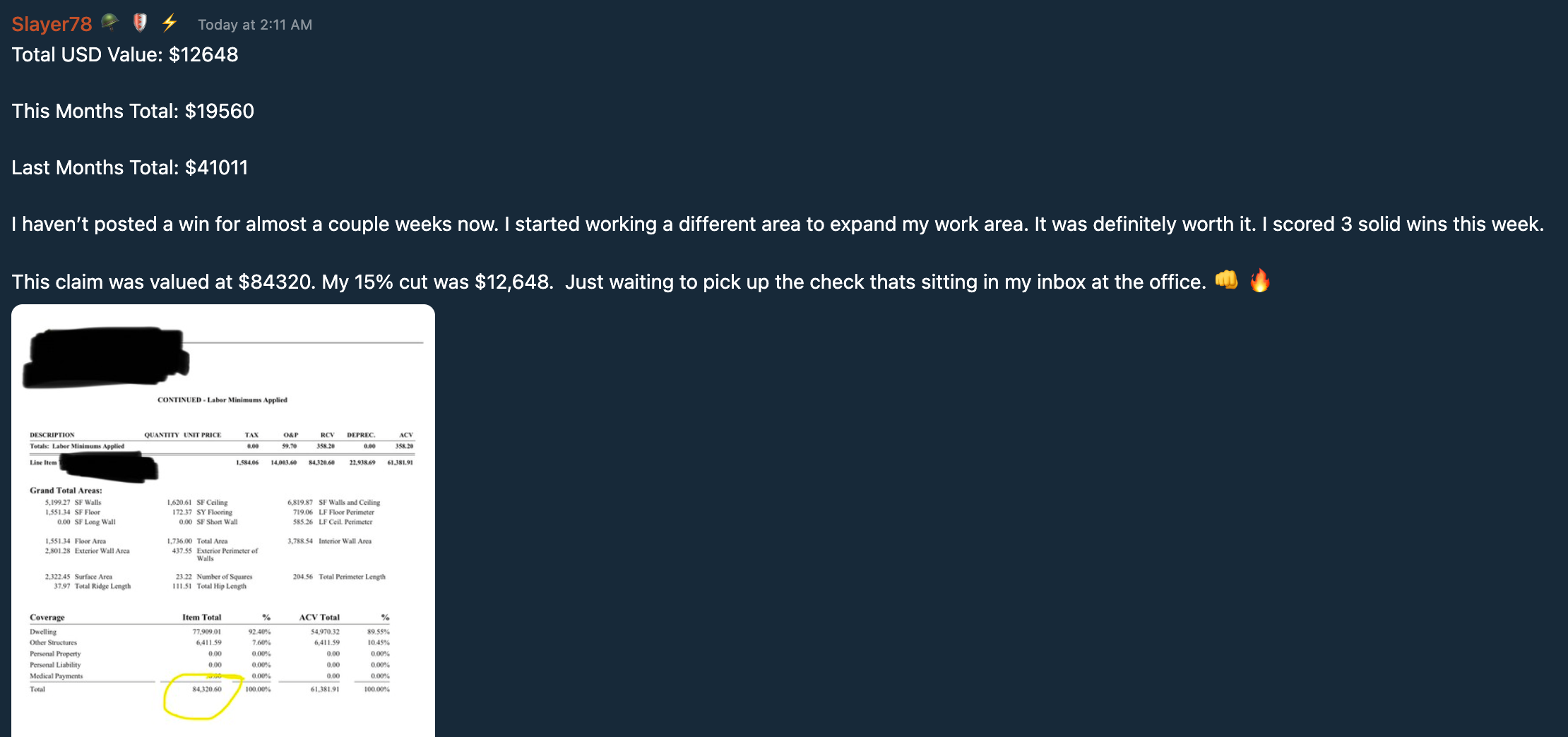 Testimonial Snapshot
