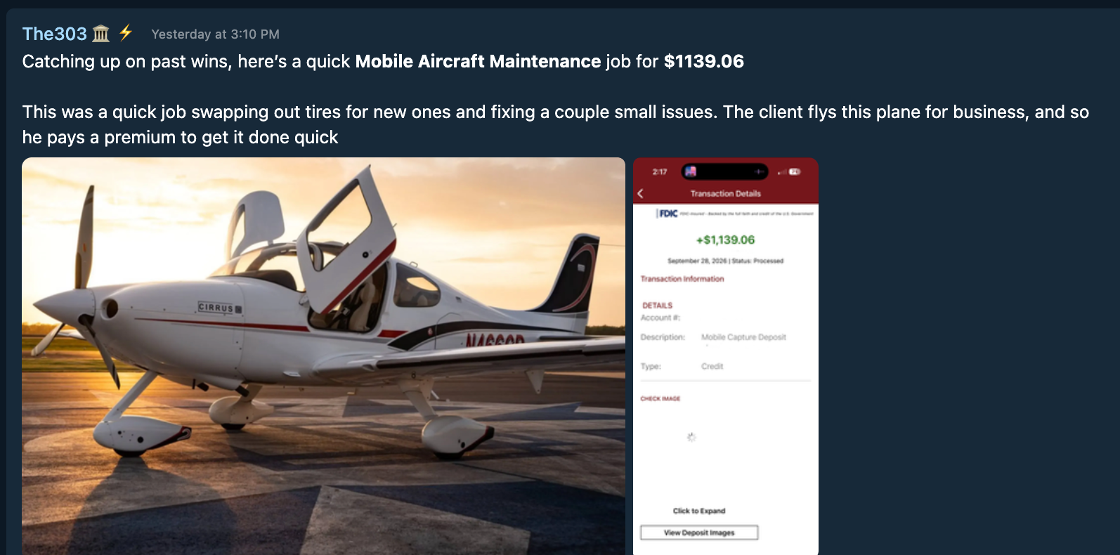 Testimonial Snapshot