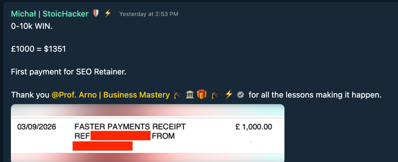 Testimonial Snapshot