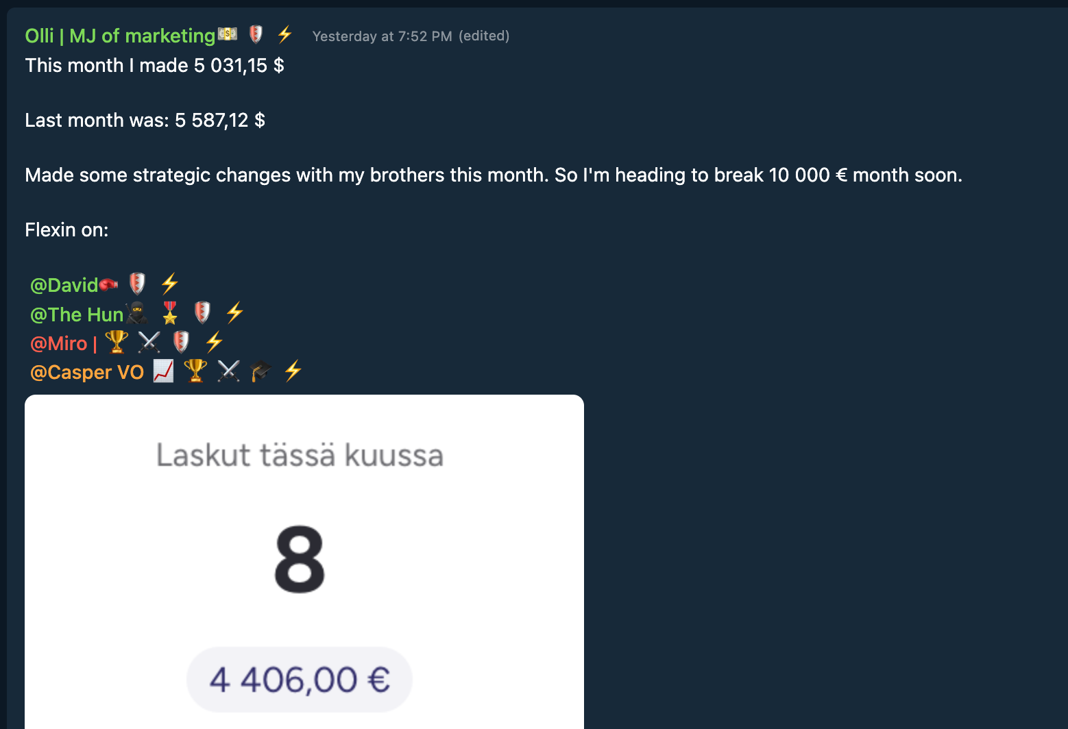 Testimonial Snapshot