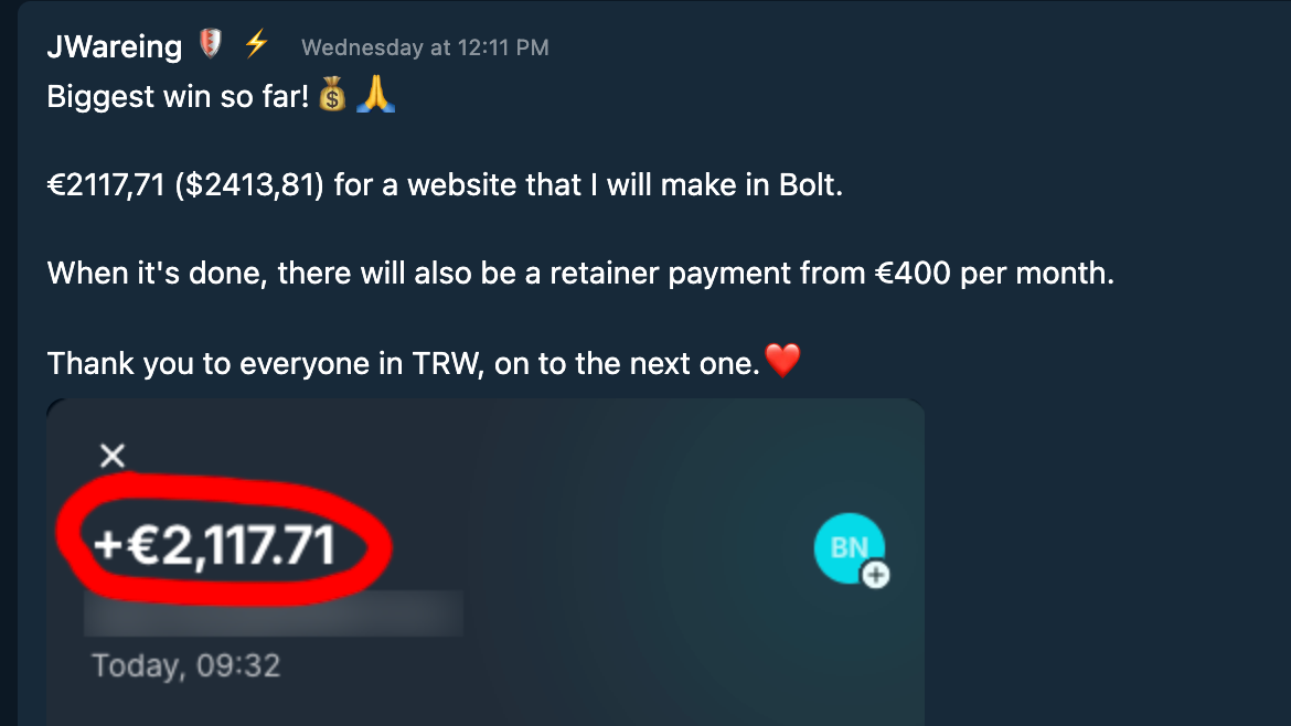 Testimonial Snapshot