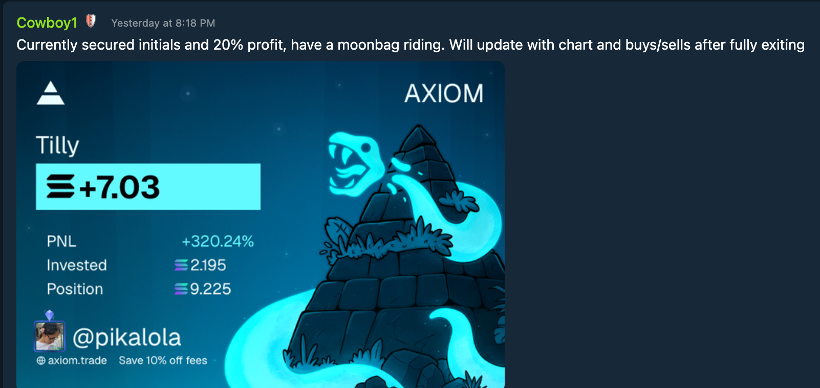 Testimonial Snapshot