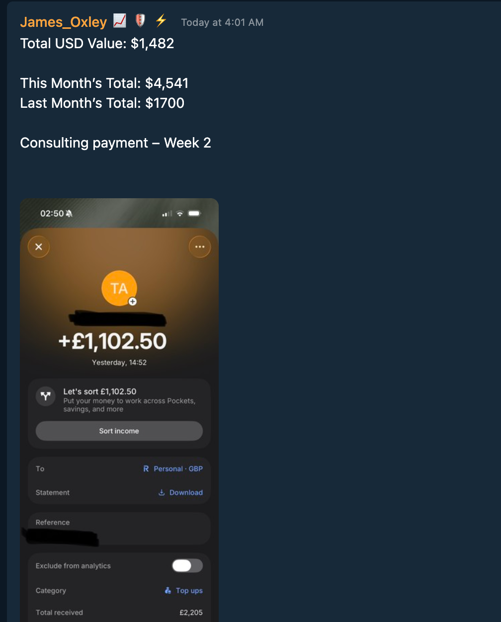 Testimonial Snapshot