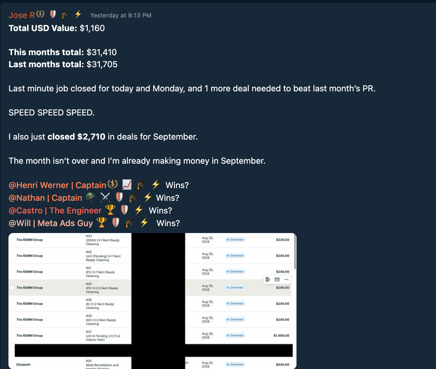 Testimonial Snapshot