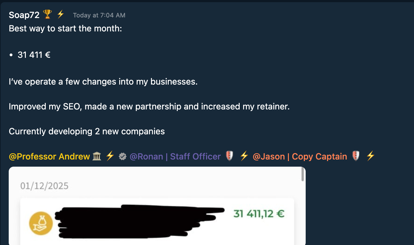 Winner of the Week