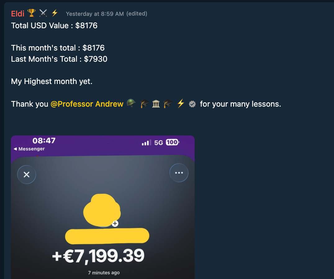 Testimonial Snapshot