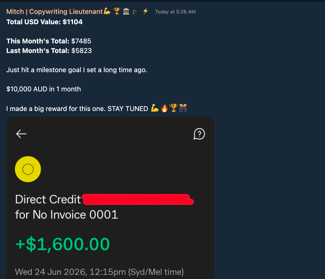 Testimonial Snapshot