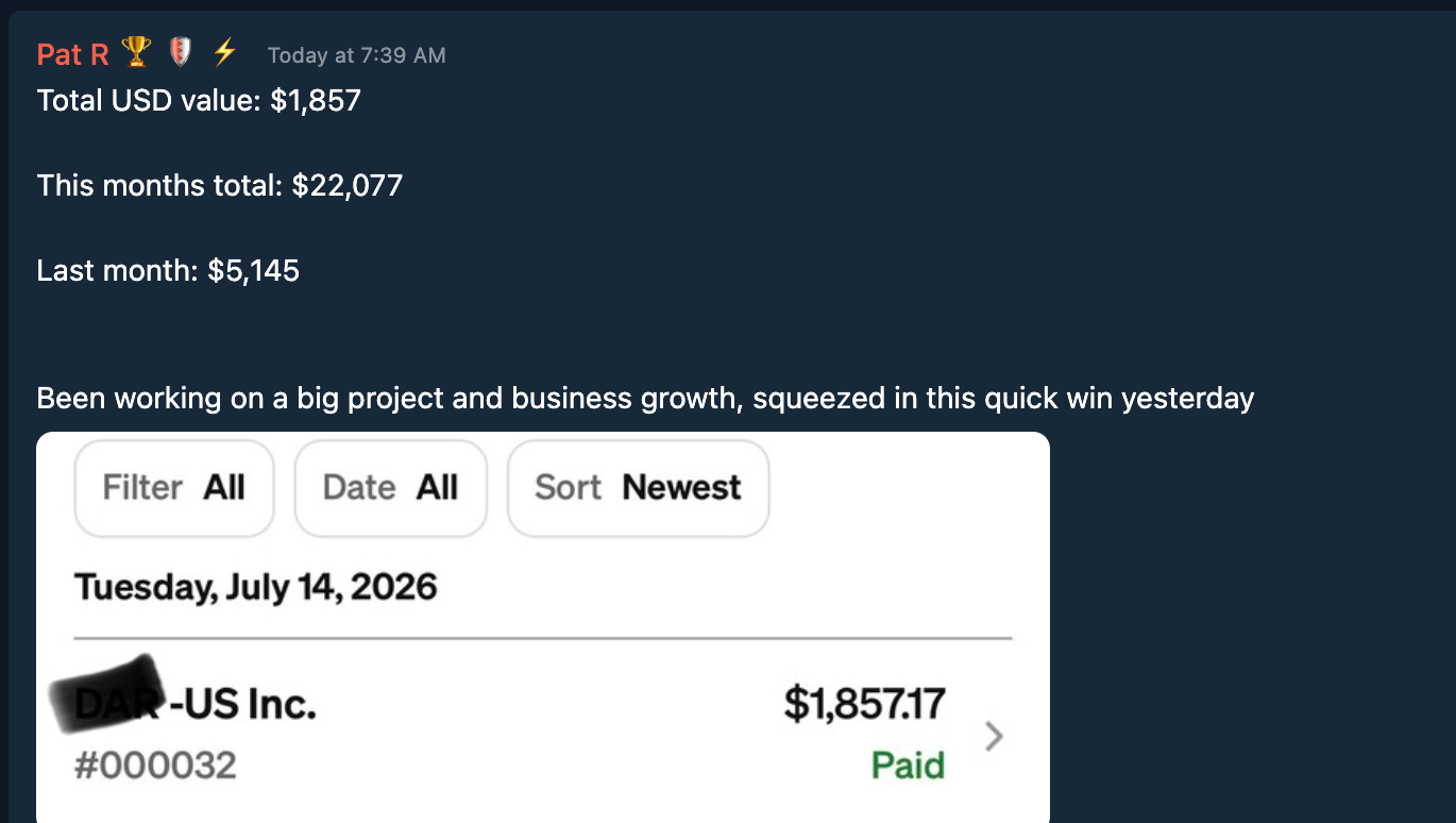 Testimonial Snapshot