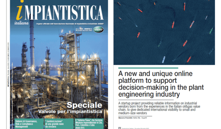 Cover for SupplHi presenting an article on leading industrial magazine blog post