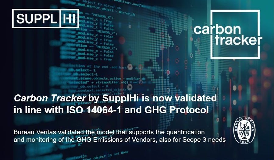 Module Tracker Structure Carbon Tracker by SupplHi is now validated in line with ISO 14064-1 and ...