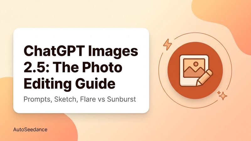Blog cover graphic for a guide on editing photos with ChatGPT Images 2.5