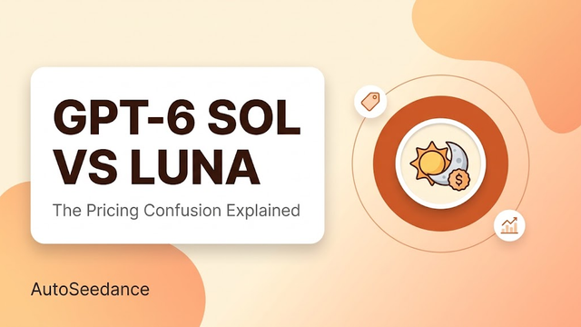 Graphic explaining GPT-6 Sol and Luna pricing and the launch-day confusion around it