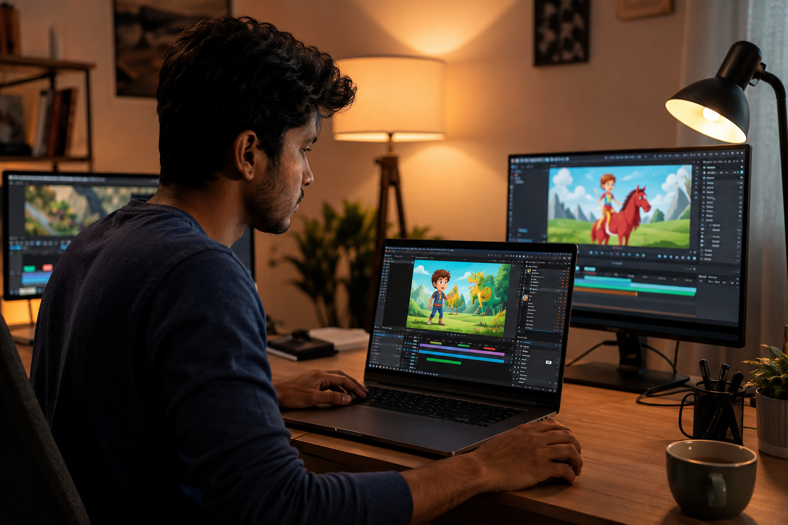 Creator's 2D animation video production workflow using AI tools