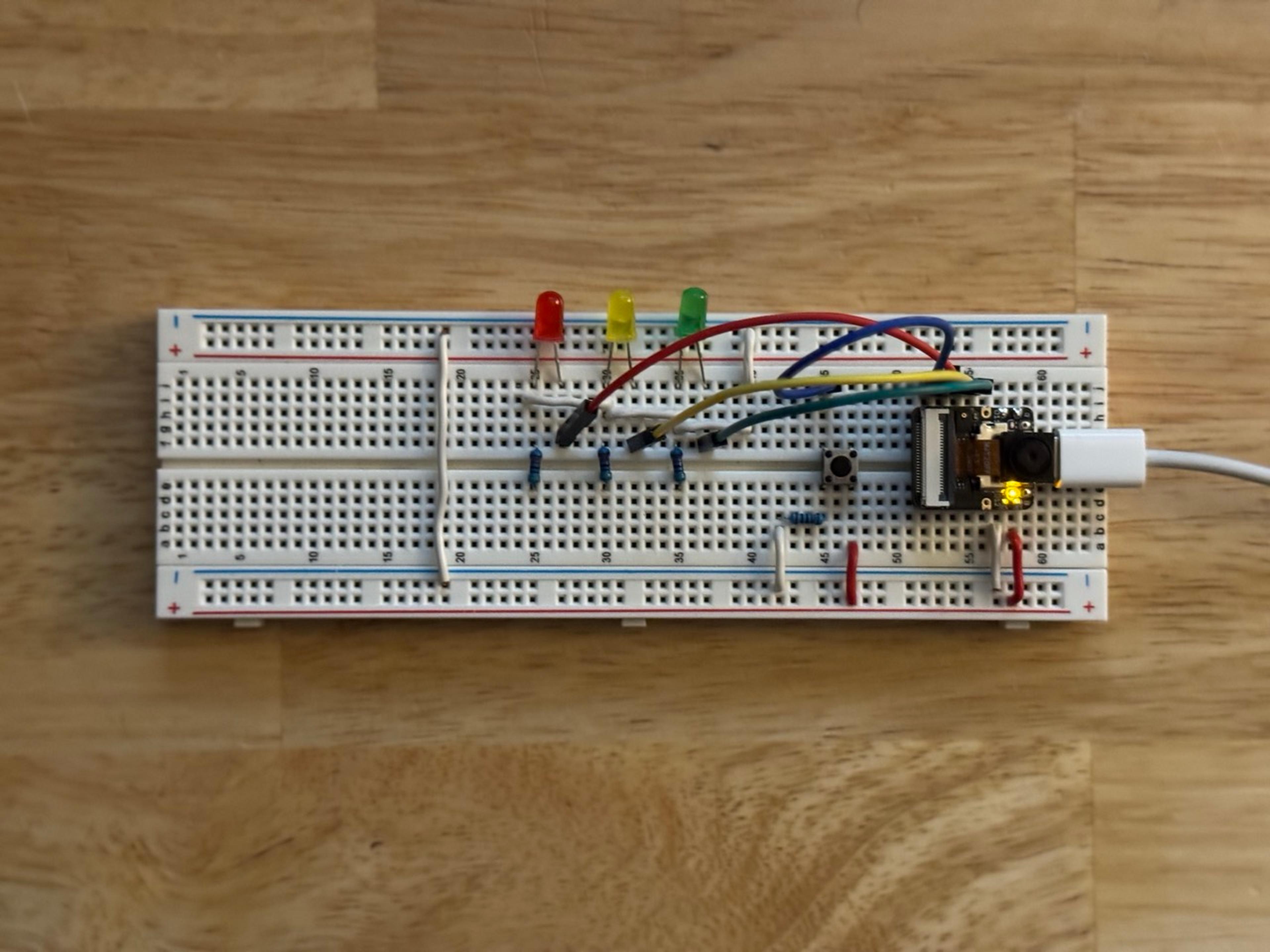 Breadboard circuit