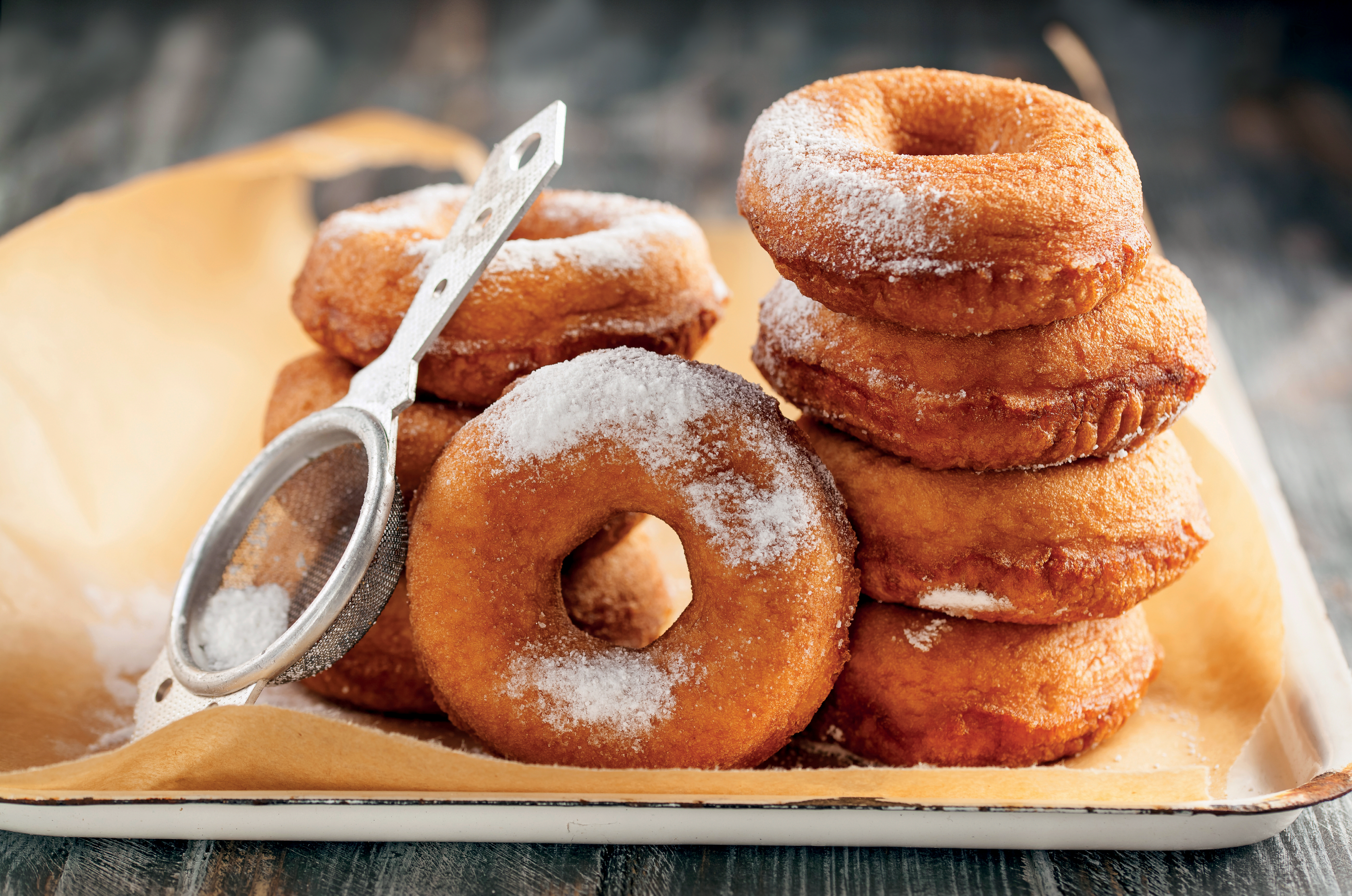 plate of donuts