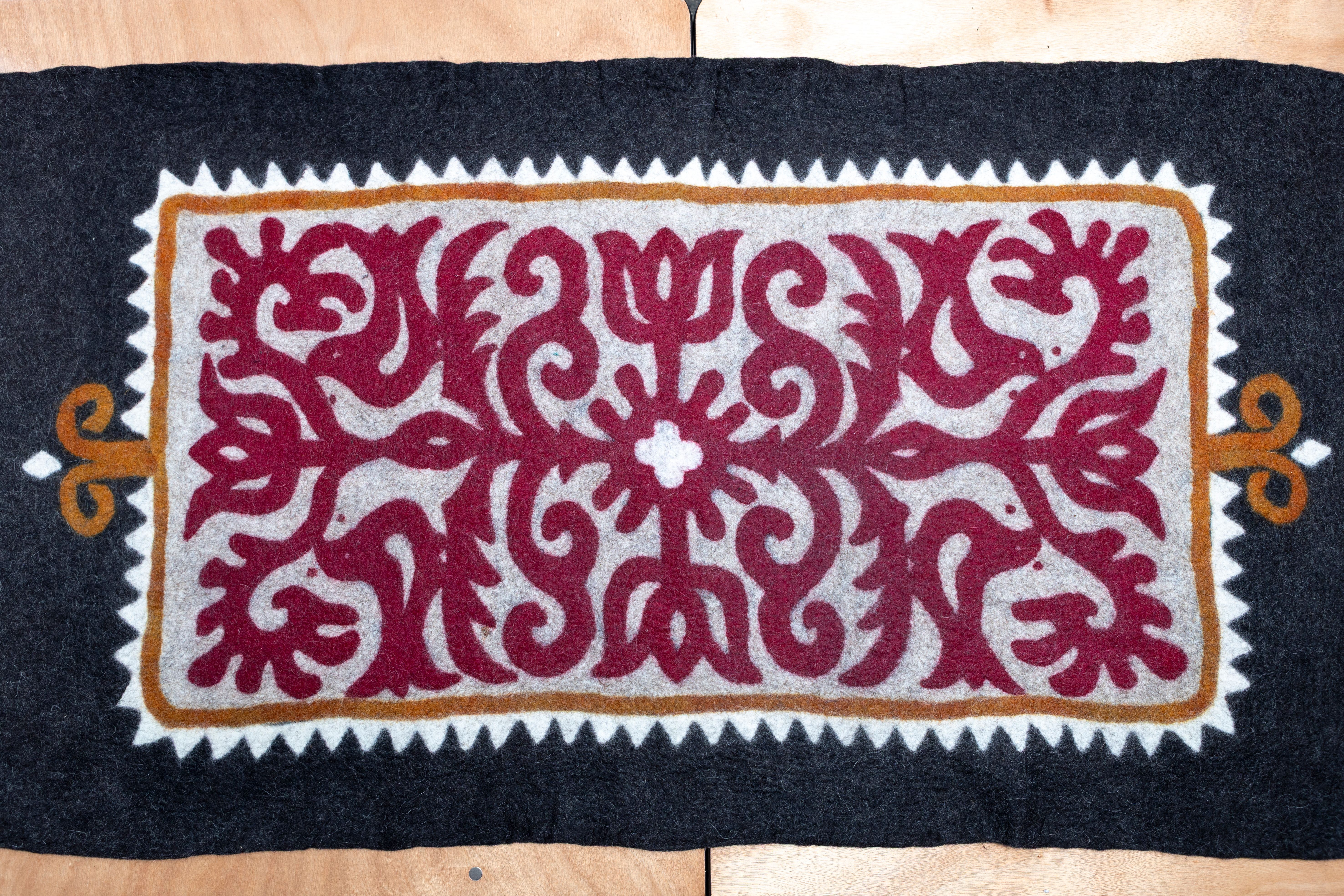 handmade felt panel