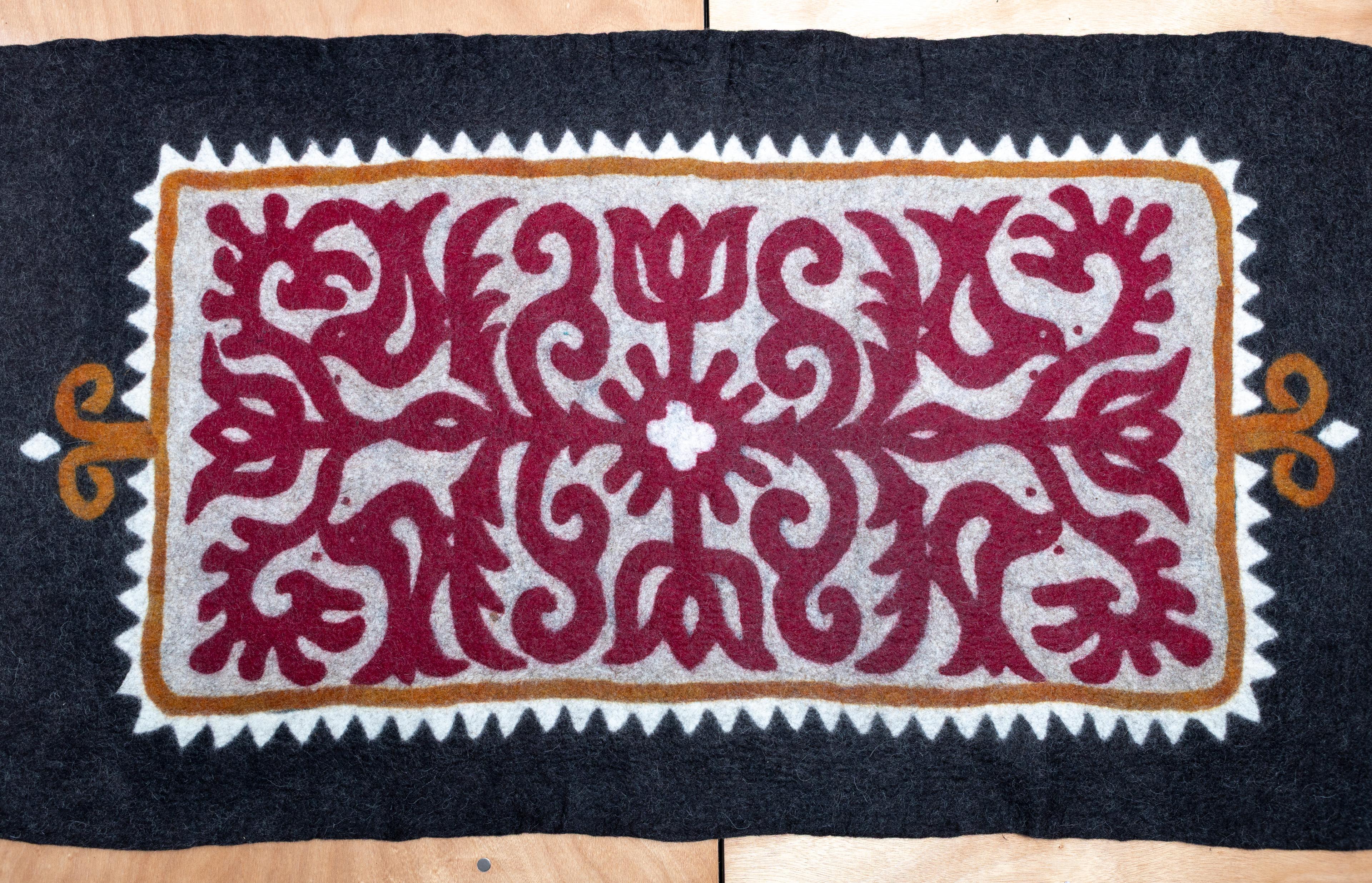 handmade felt panel