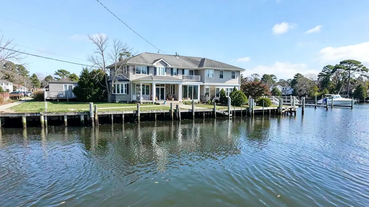 Waterfront home on a canal in Freeport, NY on the South Shore of Nassau County