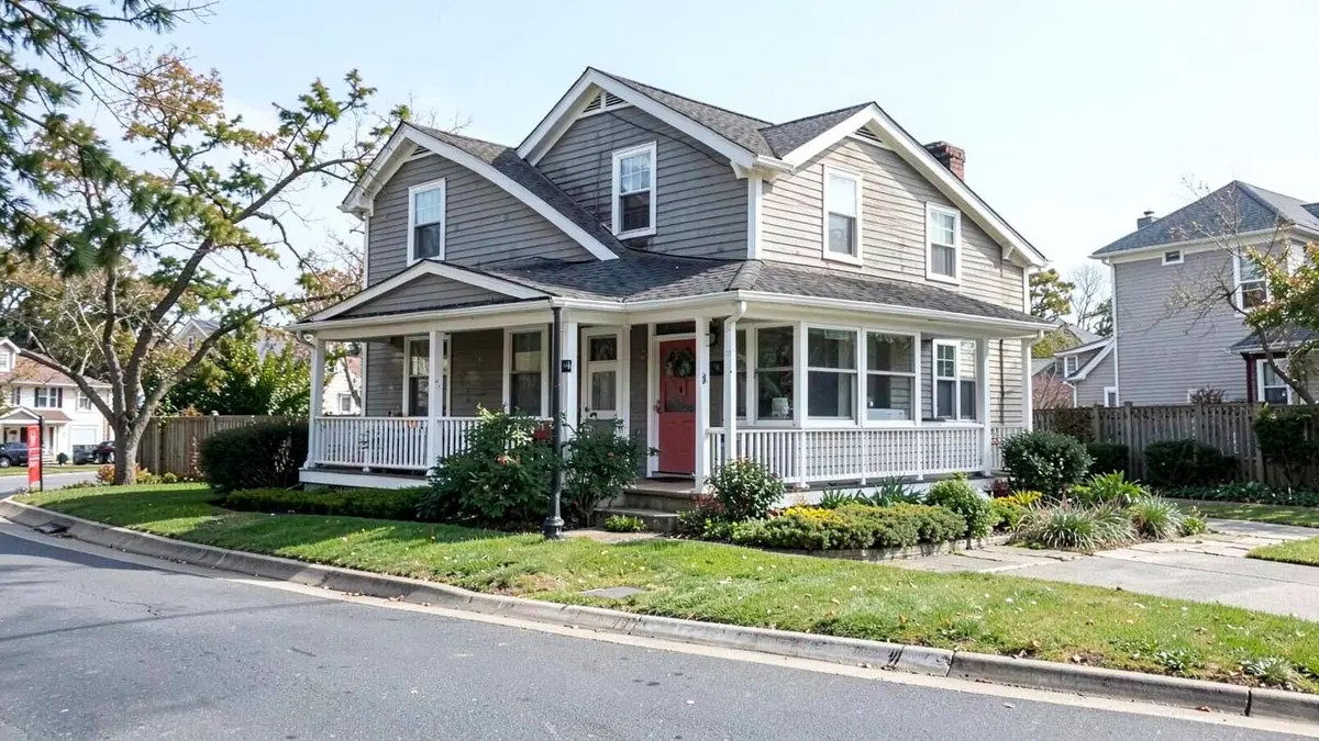 Cape style home on a residential street in Valley Stream, NY in the Town of Hempstead