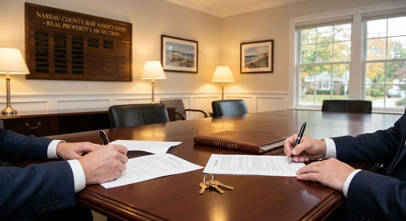 Long Island real estate closing — Nassau and Suffolk County attorney Thomas A. Sirianni