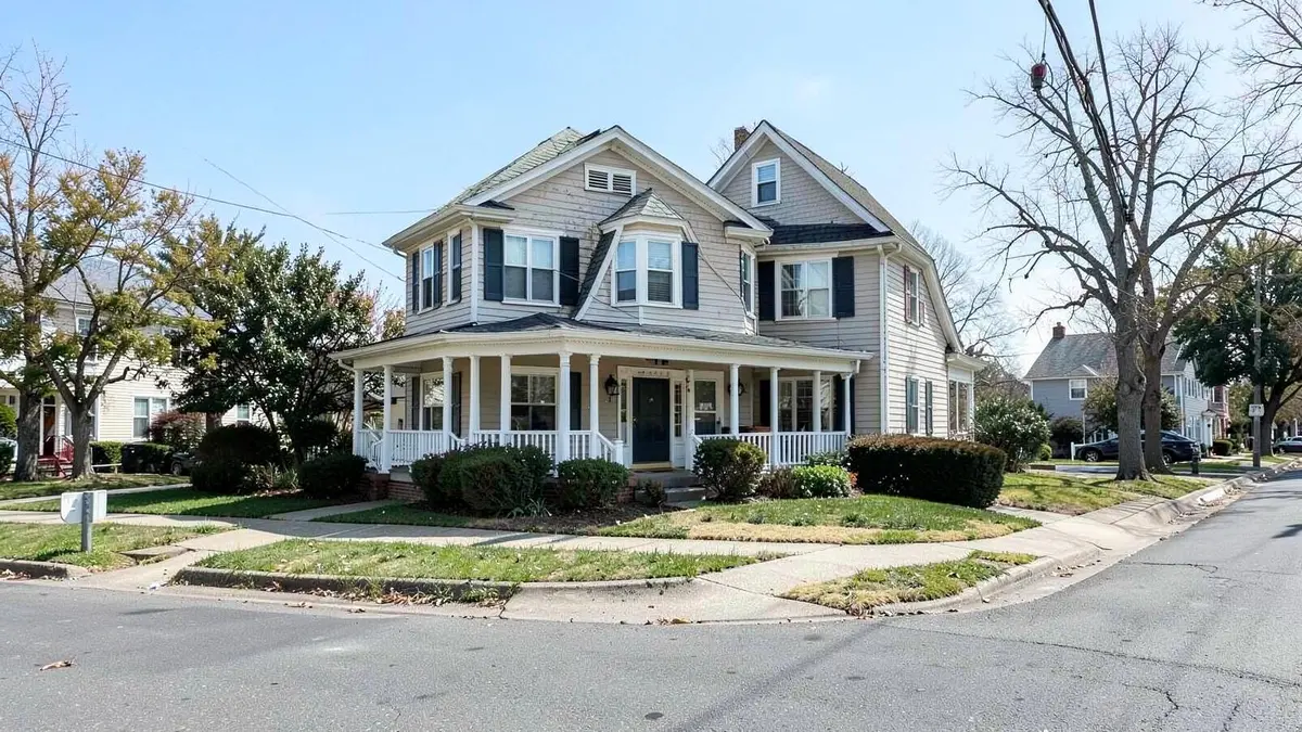 Cape style home on a residential street in West Hempstead, NY in the Town of Hempstead