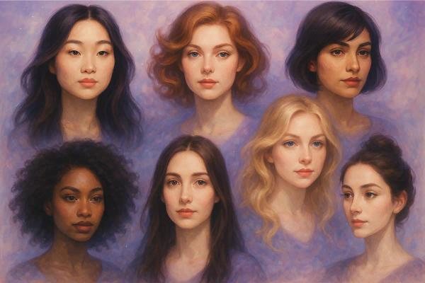 Hairstyles for different face shapes