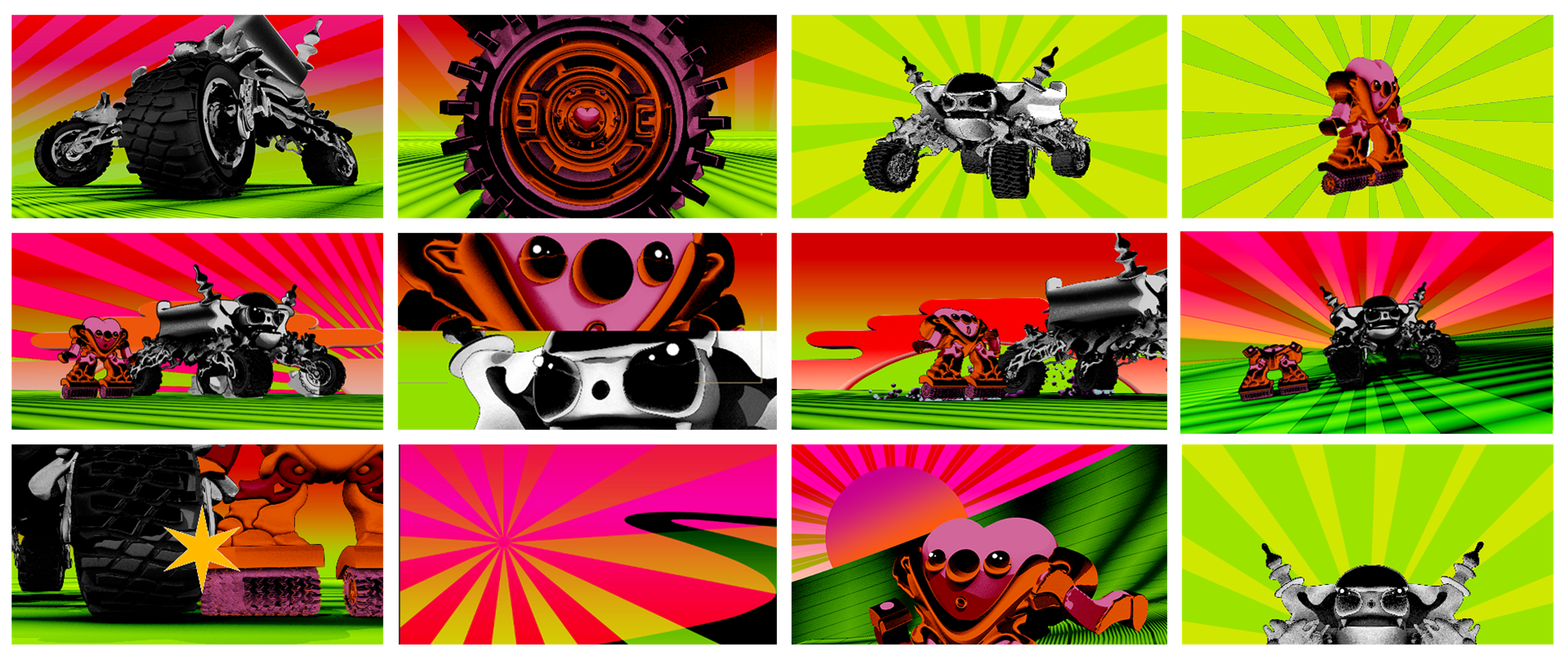 Wipeout Styleframes