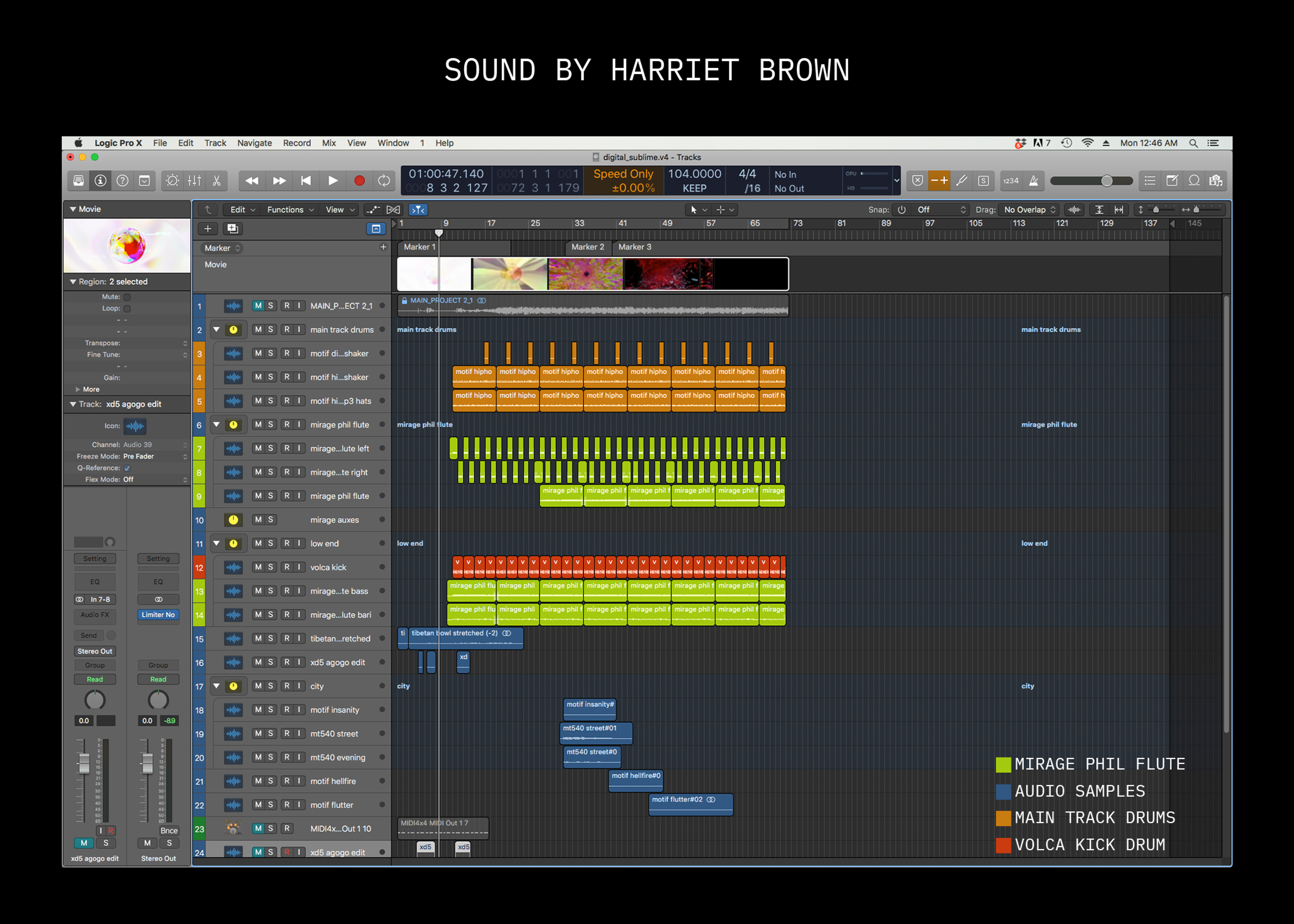 Audio tracks