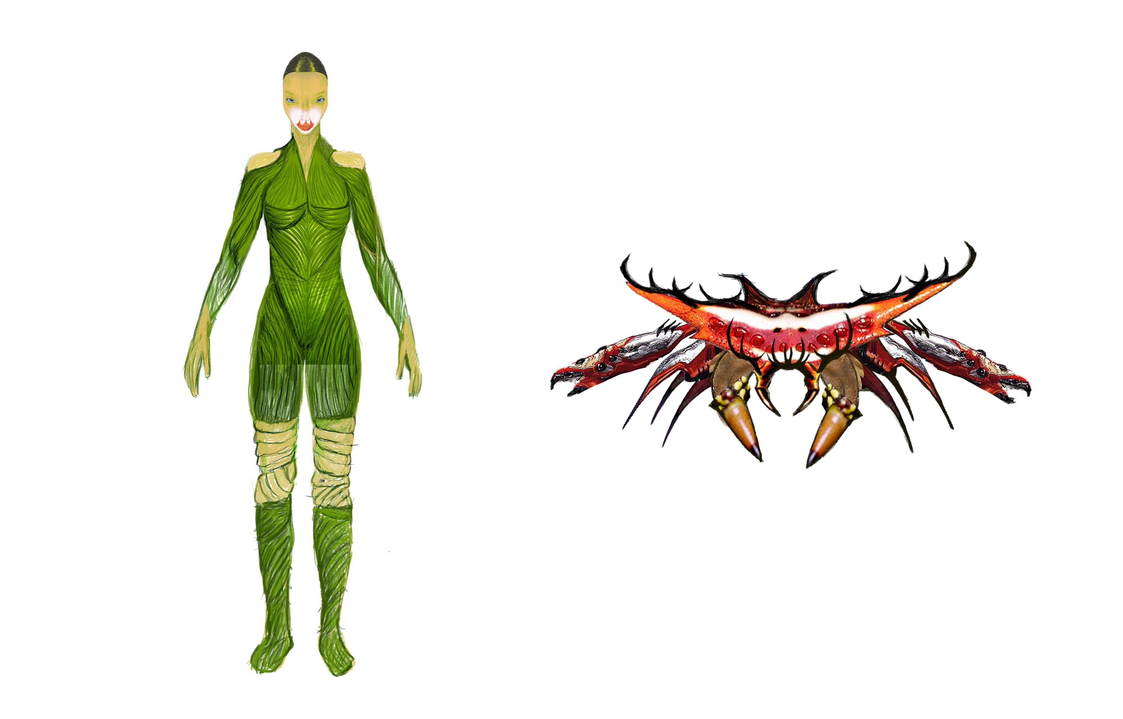 Looking Glass character designs