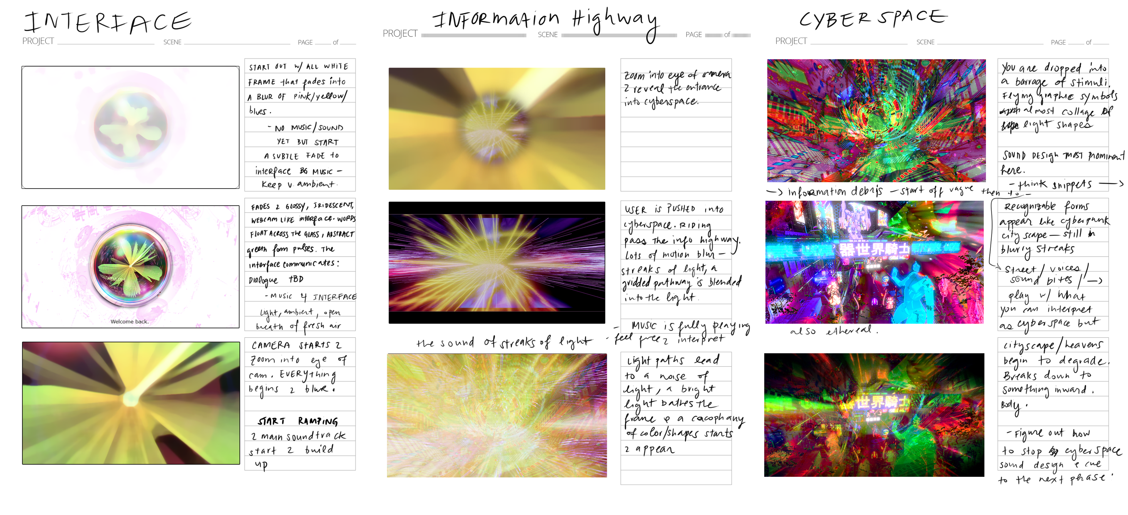 Digital Sublime Storyboard