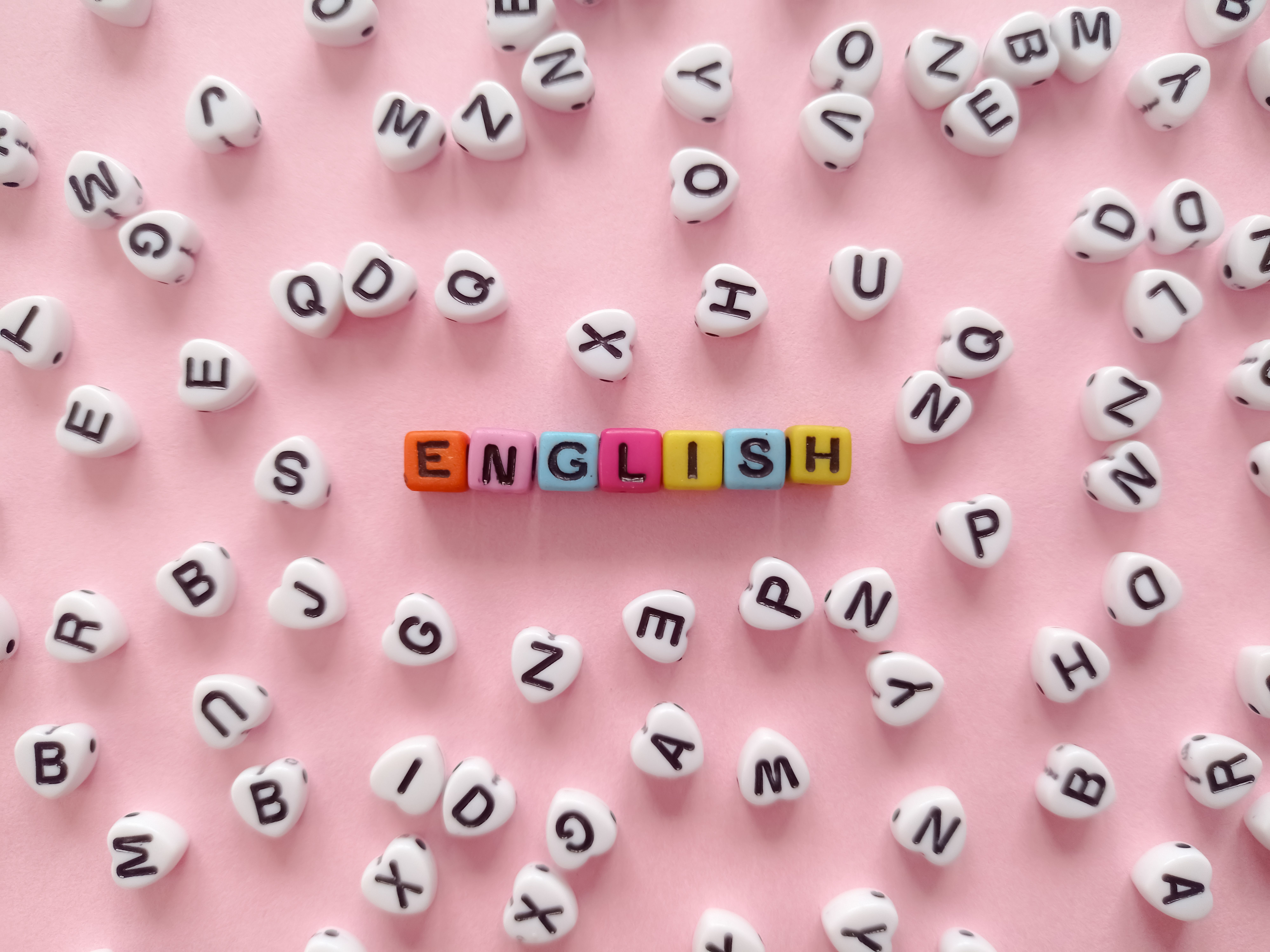 colourful english beads