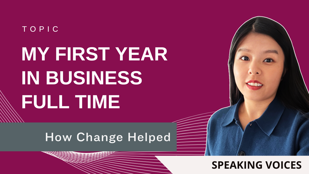 My first year in business full time