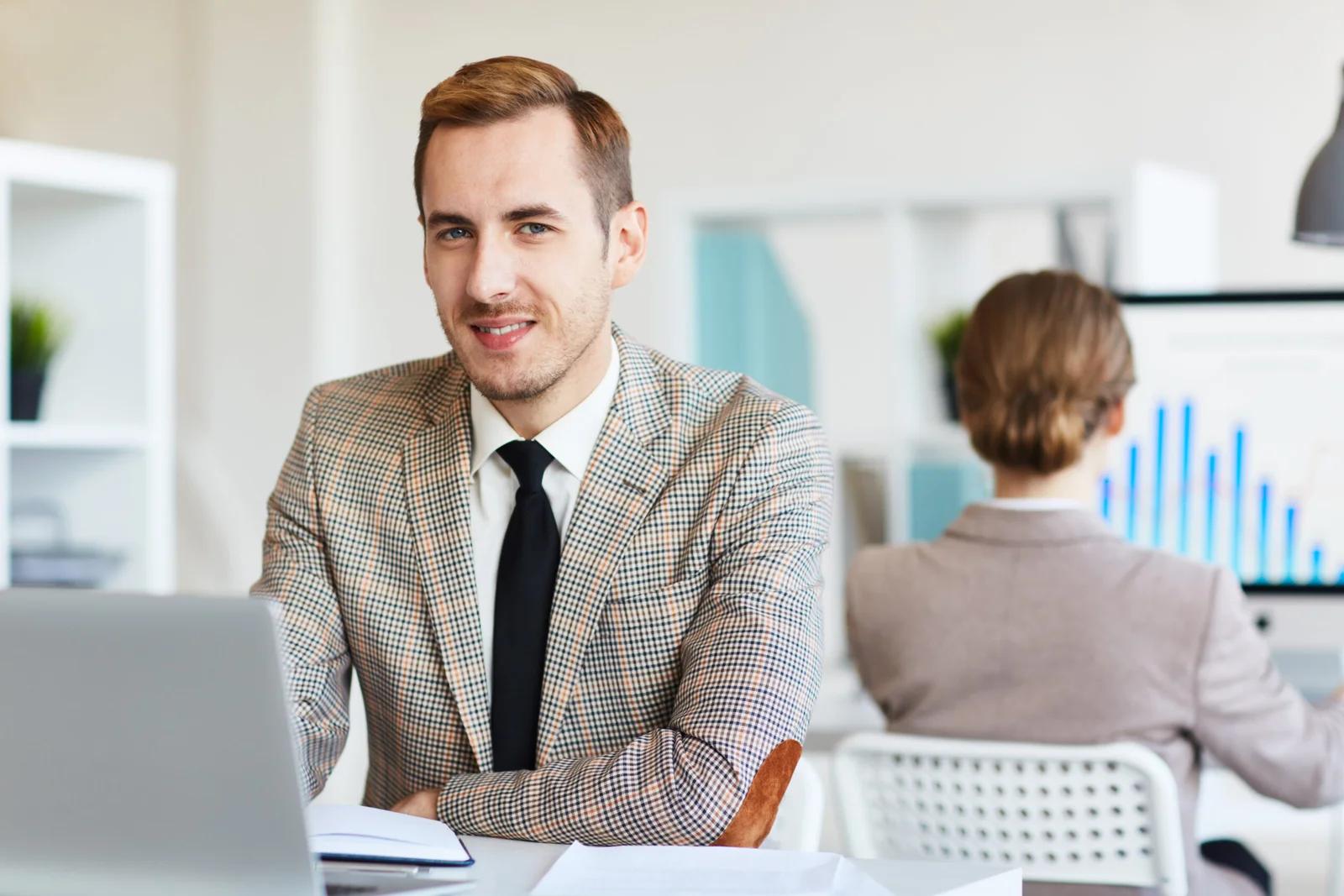 sales person speaking