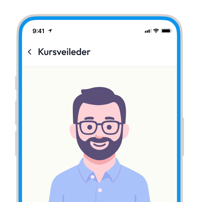 Skjermbilde fra Drivly-appen