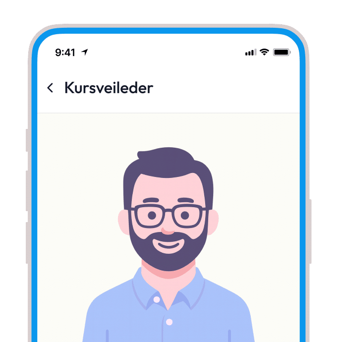 Skjermbilde fra Drivly-appen