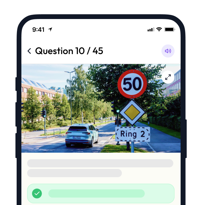 Screenshot from the Drivly app