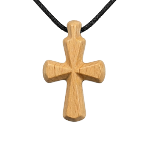 Oval Necklace Cross