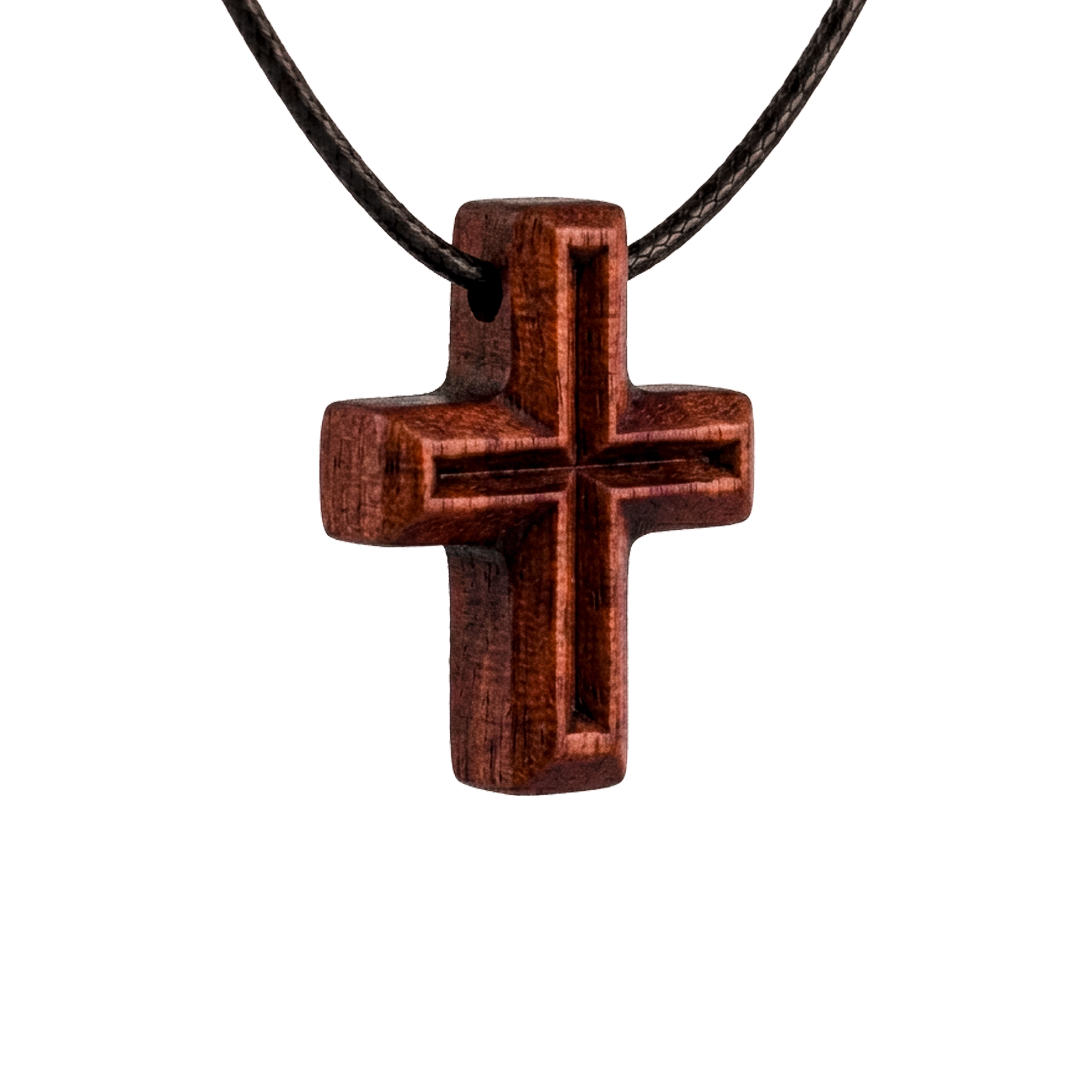 Small Groove Necklace Cross - 3