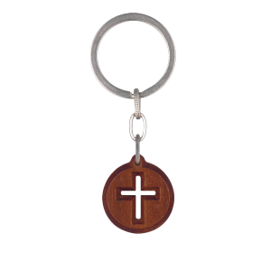 Rounded Key-Chain Cross