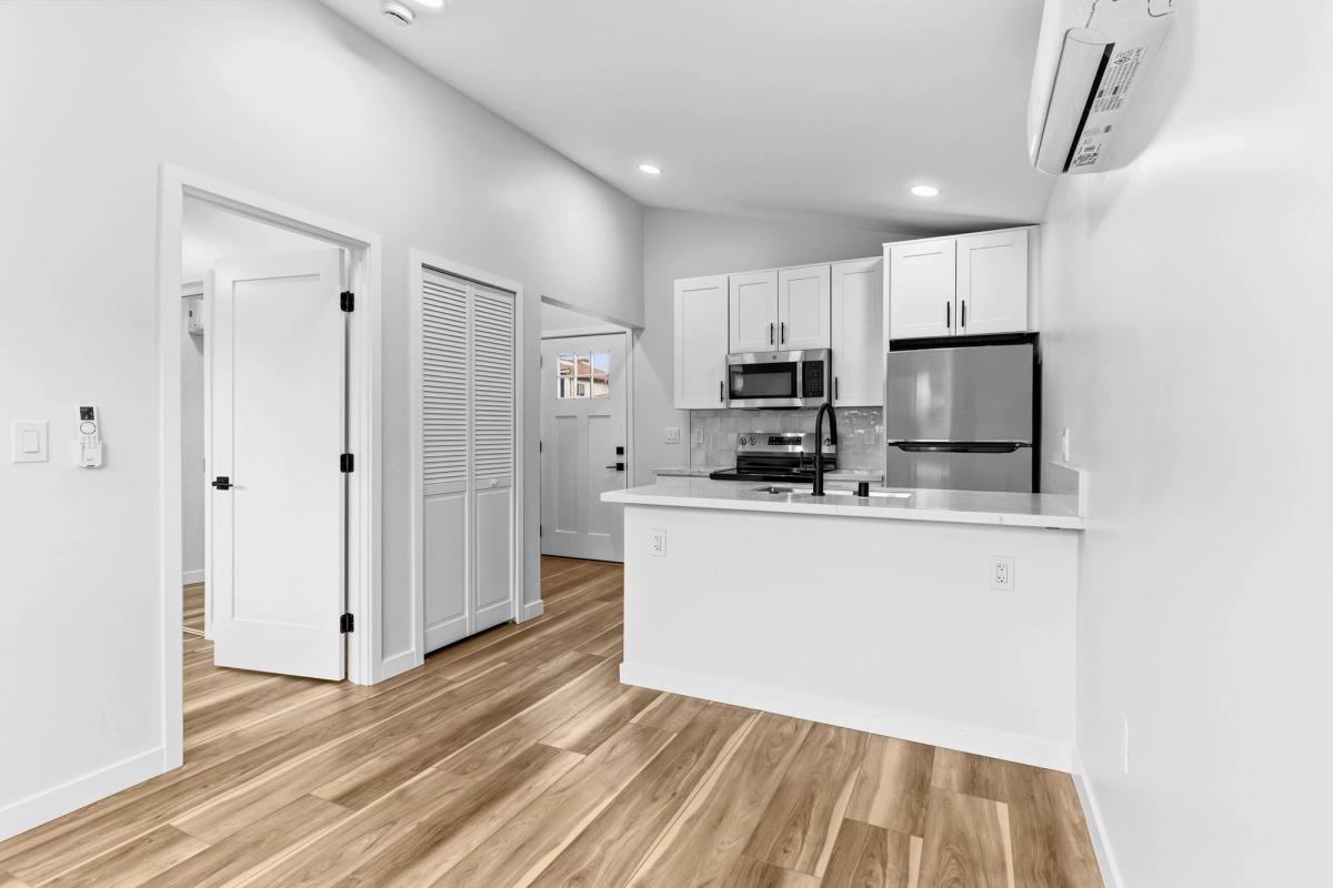 Living area of Thirty-Nine, a garage conversion ADU in San Diego