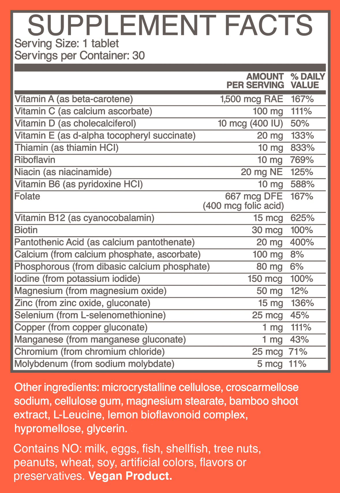 Supplement Facts