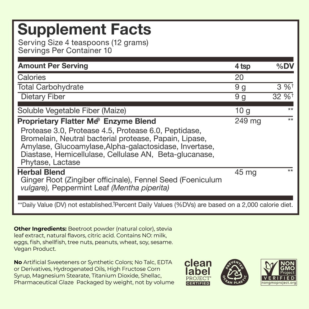 Flatter Me Fiber GLP‑1 Booster