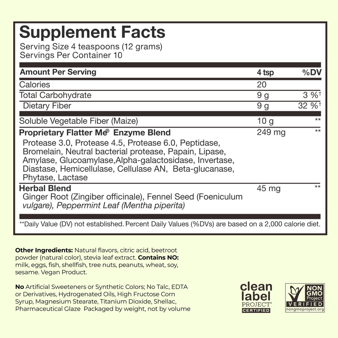 Flatter Me Fiber GLP‑1 Booster
