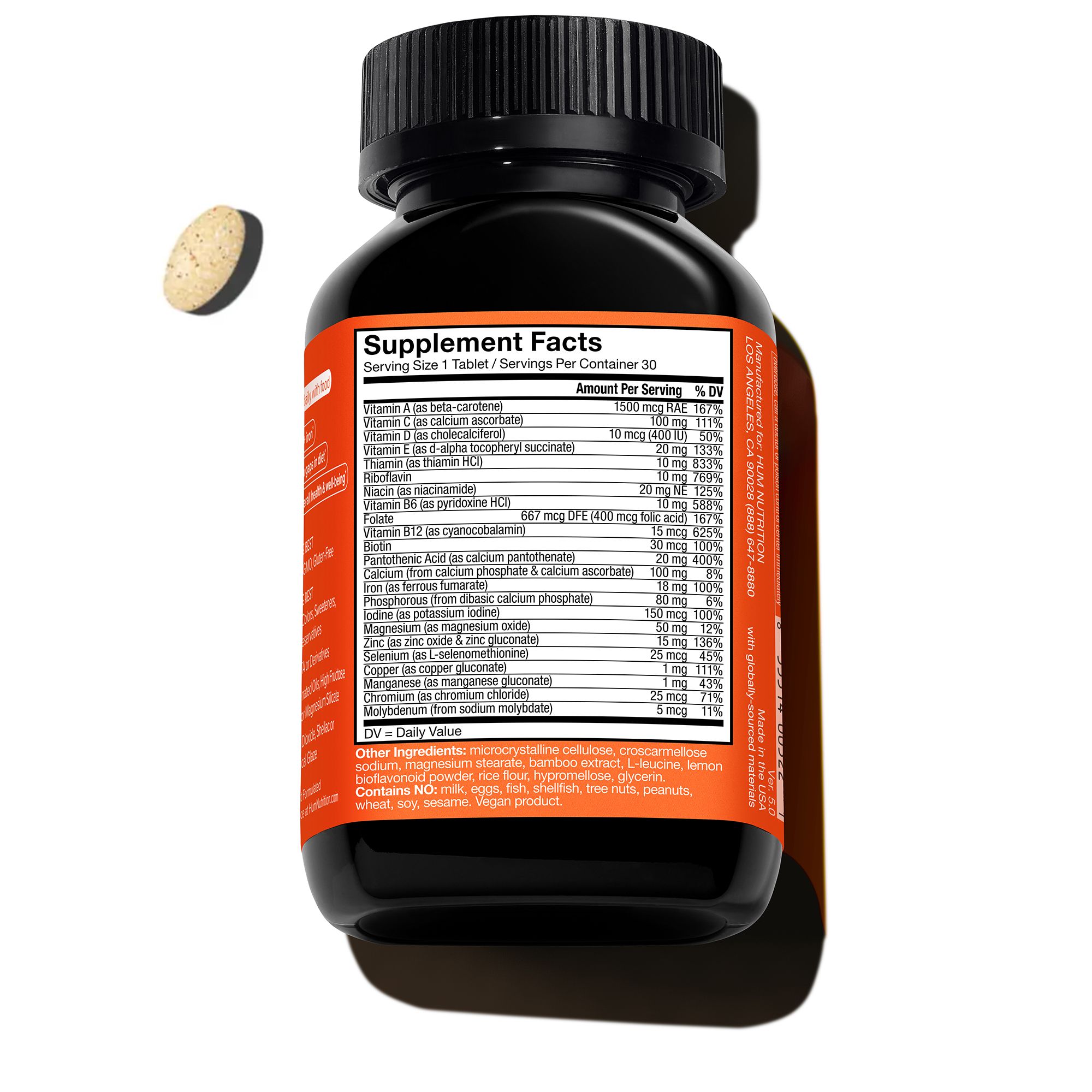 Base Control | Women’s Multivitamin with Iron - HUM Nutrition