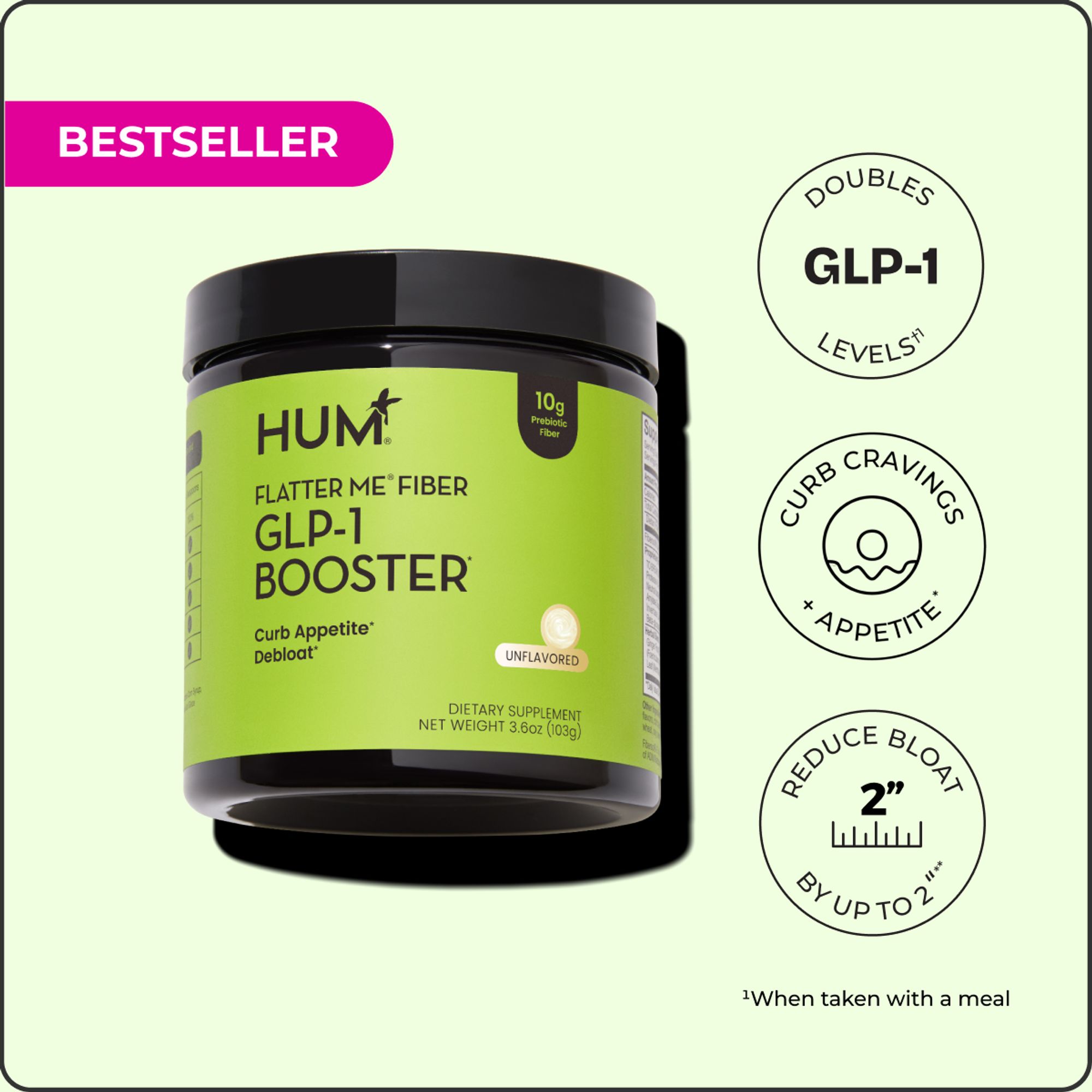 Flatter Me Fiber GLP-1 Booster - Unflavored