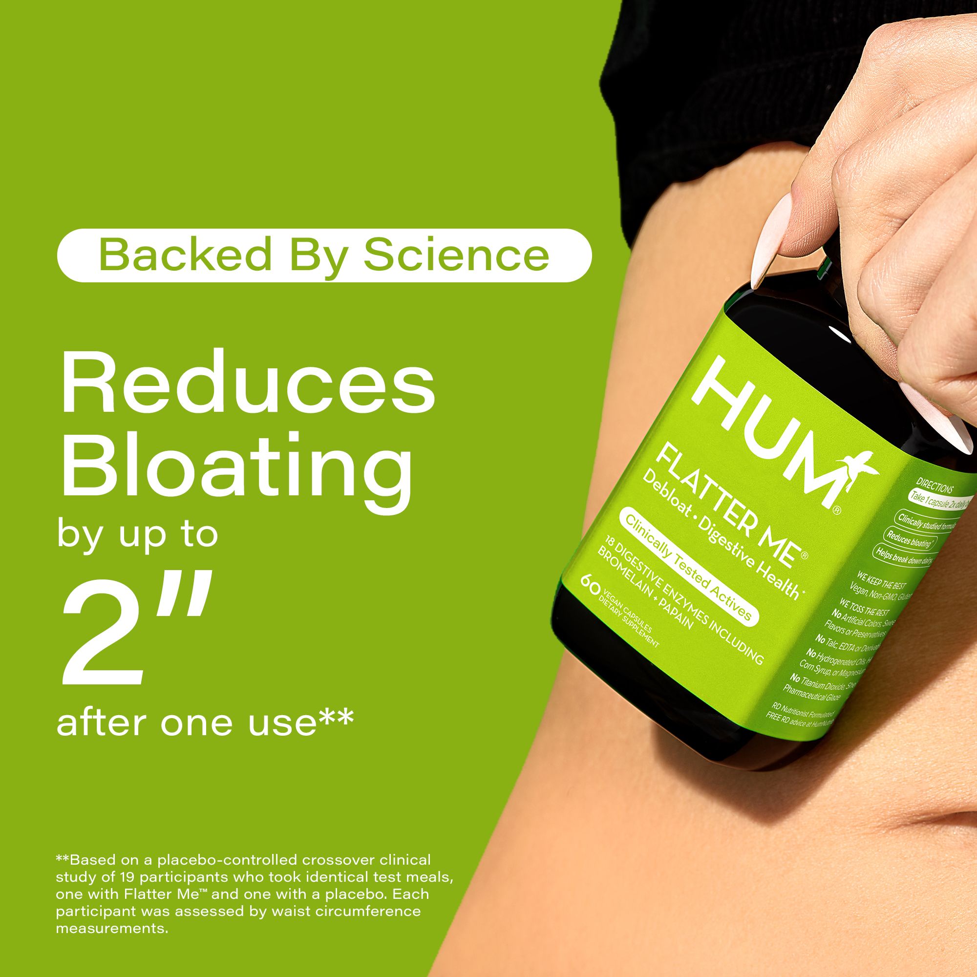 Flatter Me | Best Bloat Relief Supplement with Digestive Enzymes